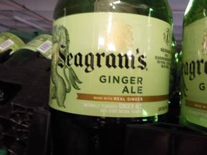 lot 274 image: Case of 8 - 2 Liter Bottles Seagram...
