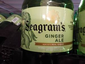 lot 275 image: Case of 8 - 2 Liter Bottles Seagram...