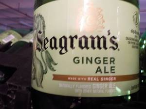 lot 276 image: Case of 8 - 2 Liter Bottles Seagram...