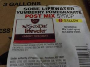 lot 304 image: 3 Gallon Sobe Life Water Yumberry P...