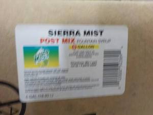 lot 308 image: 5 Gallon Sierra Mix Post Mix Syrup ...