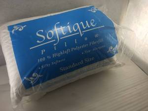 Brand New Softique Silky Style Soft 28 x 20 x 6 Pillow