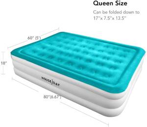 Brand New Houseday Queen Air Mattress with Built in Pump