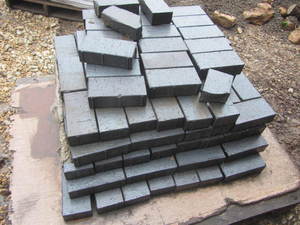 lot 41 image: Clay Brick, black pavers, 5 layers...