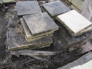 lot 54 image: Mixed pavers 18x18 and 12x12...