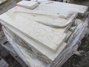 lot 66 image: Limestone, polished 36x7...