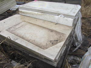 lot 77 image: Limestone pavers - polished, 36x18...