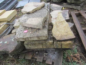 lot 80 image: Limestone, random pieces 18x38...