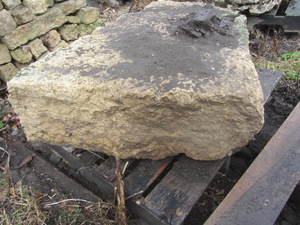lot 84 image: Chilton limestone weathered edge ou...