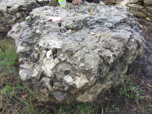 lot 91 image: Holy Boulder  52x55x16-18...