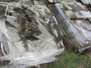 lot 19 image: Concrete pavers 9x9, two pallets...