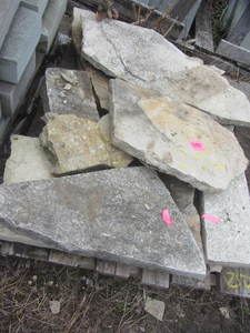 lot 250 image: Limestone flagstone...