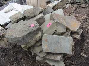 lot 255 image: Natural stone wall block...