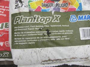 lot 266 image: Planitop mortar...