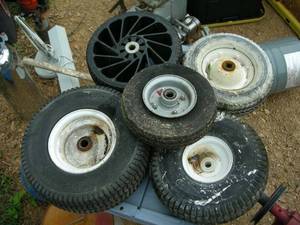 lot 47 image: 5 Misc Utility Wheels