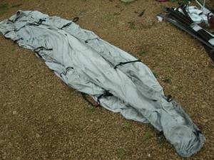 lot 76 image: Classic Accessories Canvas Boat Cover