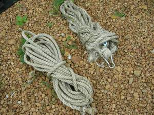 lot 74 image: 2 Sets 40 Braided Rope