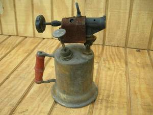 lot 81 image: Old Brass Torch