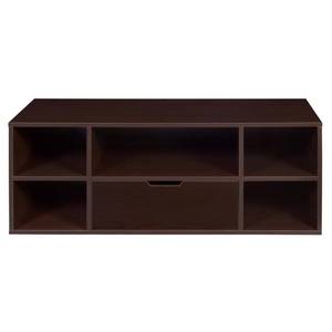 lot 103 image: Regency Mod 48 in. Truffel Wood TV Stand with 1 Drawer Fits TVs Up to 81 in. with Built-In Storage NTVL4816TF