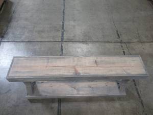lot 129 image: Del Hutson Designs Barb Gray Large Console Table DHD5018gr