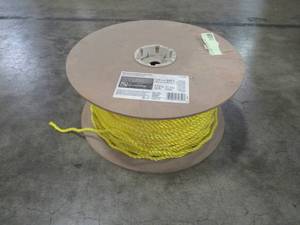 lot 57 image: Everbilt 14 in. x 800 ft. Polypropylene Twist Rope, Yellow 72610