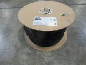 lot 61 image: Everbilt 58 in. x 200 ft. Polypropylene Solid Braid Rope, Black 72650