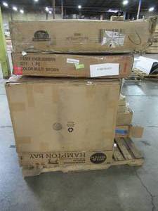 lot 213 image: WHOLESALE MIXED PALLET OF MISCELLANEOUS INDOOROUTDOOR FURNITURE AND MORE