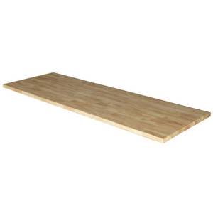 lot 621 image: Husky 72 in. Solid Wood Top for 6 ft. Solid Wood Top Workbench, G7200AS-US - Some Chipsscratches.