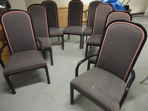 lot 106 image: DINING CHAIRS