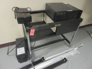 lot 121 image: APC BATTERYBACKUP SURGE PROTECTORS, ACNODES 3U HIGH RACK MOUNT COMPUTER, UTILITY CART MORE