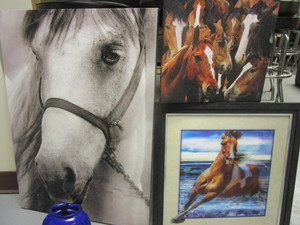 lot 166 image: HORSE ARTWORK