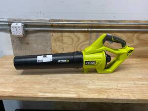 lot 14 image: RYOBI 110 MPH 500 CFM 40-Volt Lithium-Ion Cordless Variable-Speed Jet Fan Leaf Blower (Tool Only)