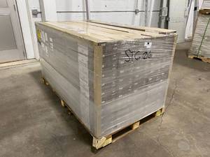 lot 28 image: MOHAWK INDUSTRIES Lot of 55 Boxes of- 7 12 W Engineered Hardwood Flooring in Caramel Oak (1,227 sq. ft. of coverage)