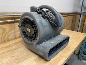 lot 41 image: B-AIR 12 HP Air Mover for Janitorial Water Damage Restoration Stackable Carpet Dryer Floor Blower Fan in Grey
