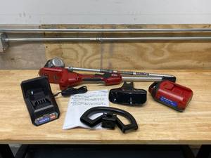 lot 51 image: TORO 60-Volt Max Lithium-Ion Brushless Cordless 14 in.  16 in. String Trimmer - 2.5 Ah Battery and Charger Included
