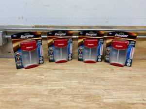 lot 75 image: ENERGIZER Lot of Four-  Energizer LED Folding Lanterns