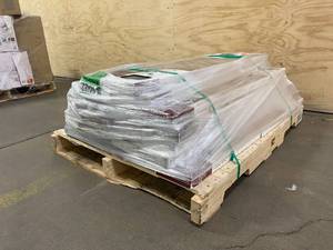 lot 93 image: HOME DECORATORS COLLECTION Lot of 26 Cases of-  Antique Brushed Oak 6 in. x 48 in. Resilient Luxury vinyl plank flooring (19.39 sq. ft.  case)  (504 sq. ft. of coverage)