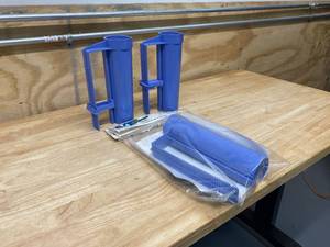 lot 104 image: PIER BUDDY Lot of Three- Portable Fishing Rod Holder