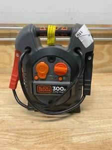 lot 110 image: BLACK  DECKER 300 Amp Portable Jump Starter