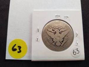 1895 S Barber Half Dollar