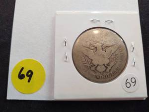 1901 S Barber Half Dollar