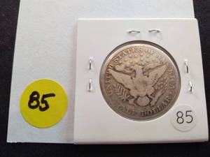 1912 D Barber Half Dollar