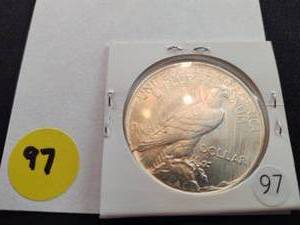 1923 Peace Dollar - AU