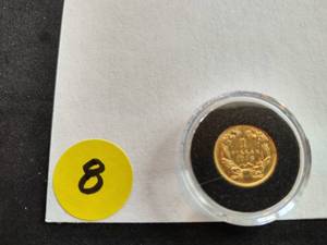 1856 Type 3 $1.00 Gold Coin Labeled AU50 when purchased