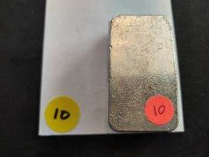 Ten Ounce .999 Fine Mint  Silver Bar