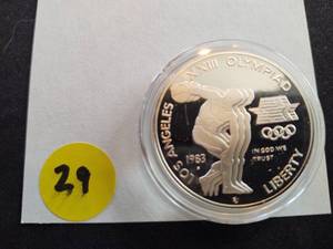 1983-S XXIII Olympiad Proof Commemorative 90% Silver Dollar US Coin