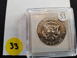 1964 BU 90% Silver Kennedy Half Dollar