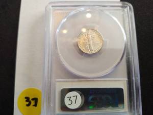 1944 Mercury Dime PCGS MS67 Spectacular Mercury Dime