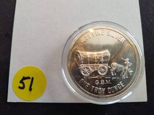 1 Oz. BU Silver Golden State Mint  Prospector