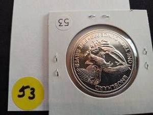 1984 1 Oz. BU Silver Engelhard Prospector